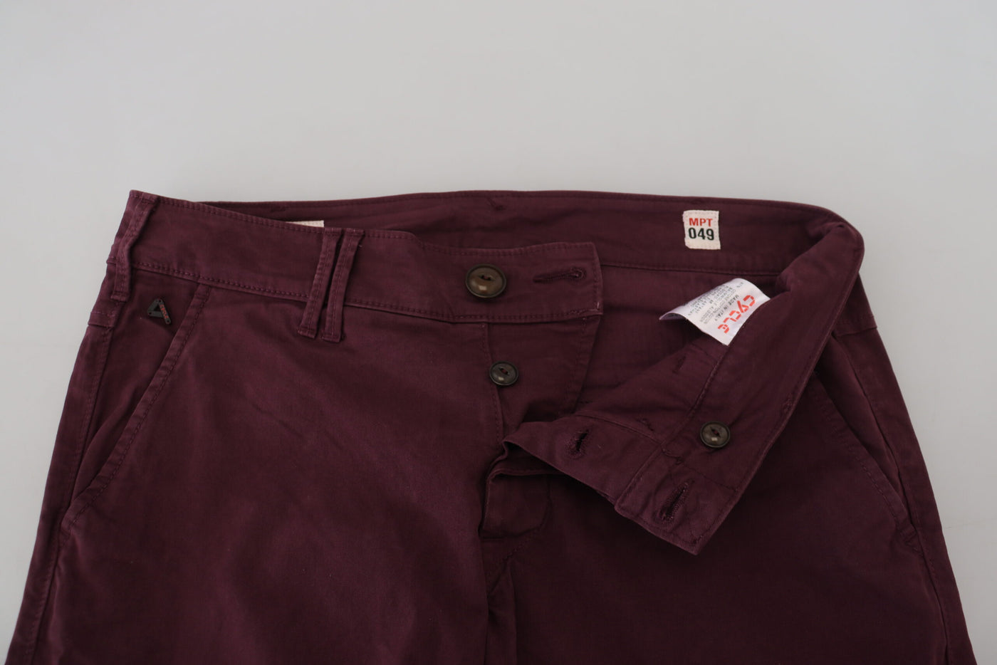 Pantalon skinny décontracté en coton extensible marron CYCLE pour homme
