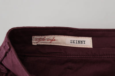 Pantalon skinny décontracté en coton extensible marron CYCLE pour homme
