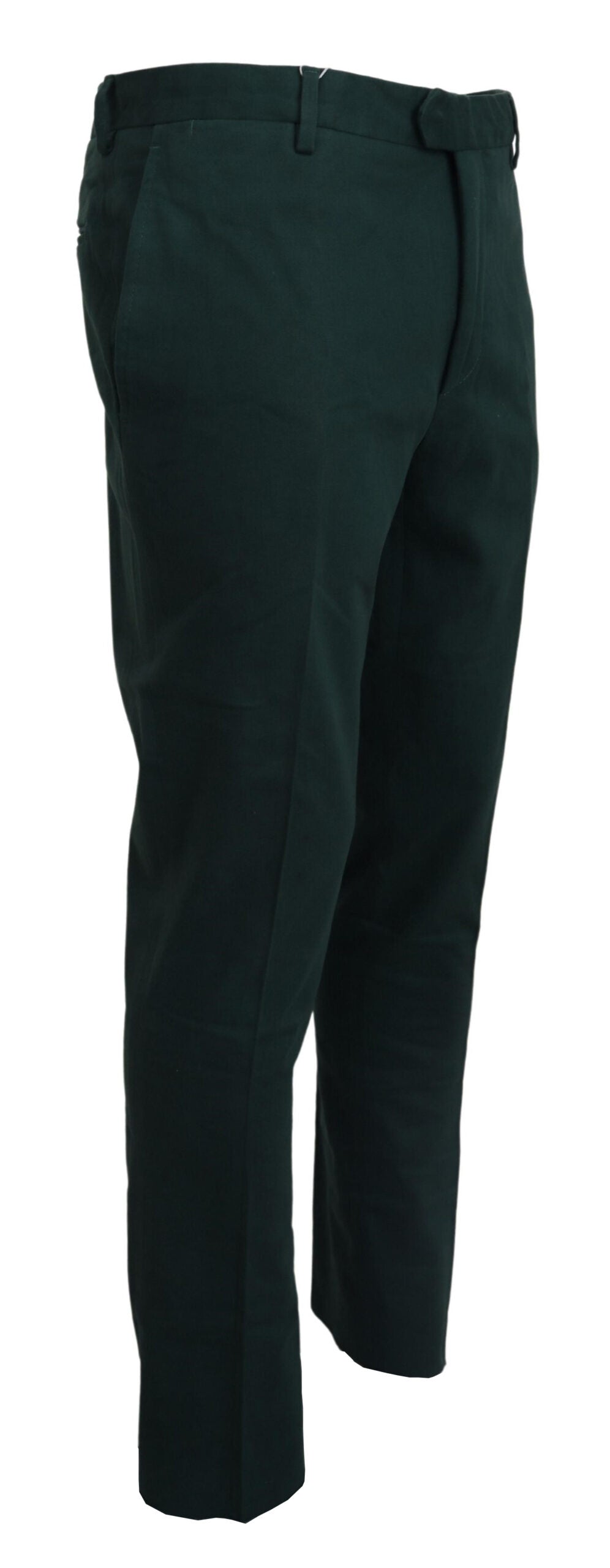 Pantalon slim en coton vert foncé pour homme BENCIVENGA