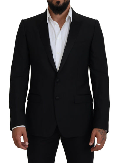Blazer Martini formel noir coupe slim Dolce &amp; Gabbana