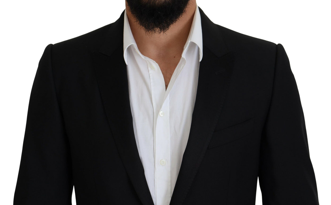 Blazer Martini formel noir coupe slim Dolce &amp; Gabbana