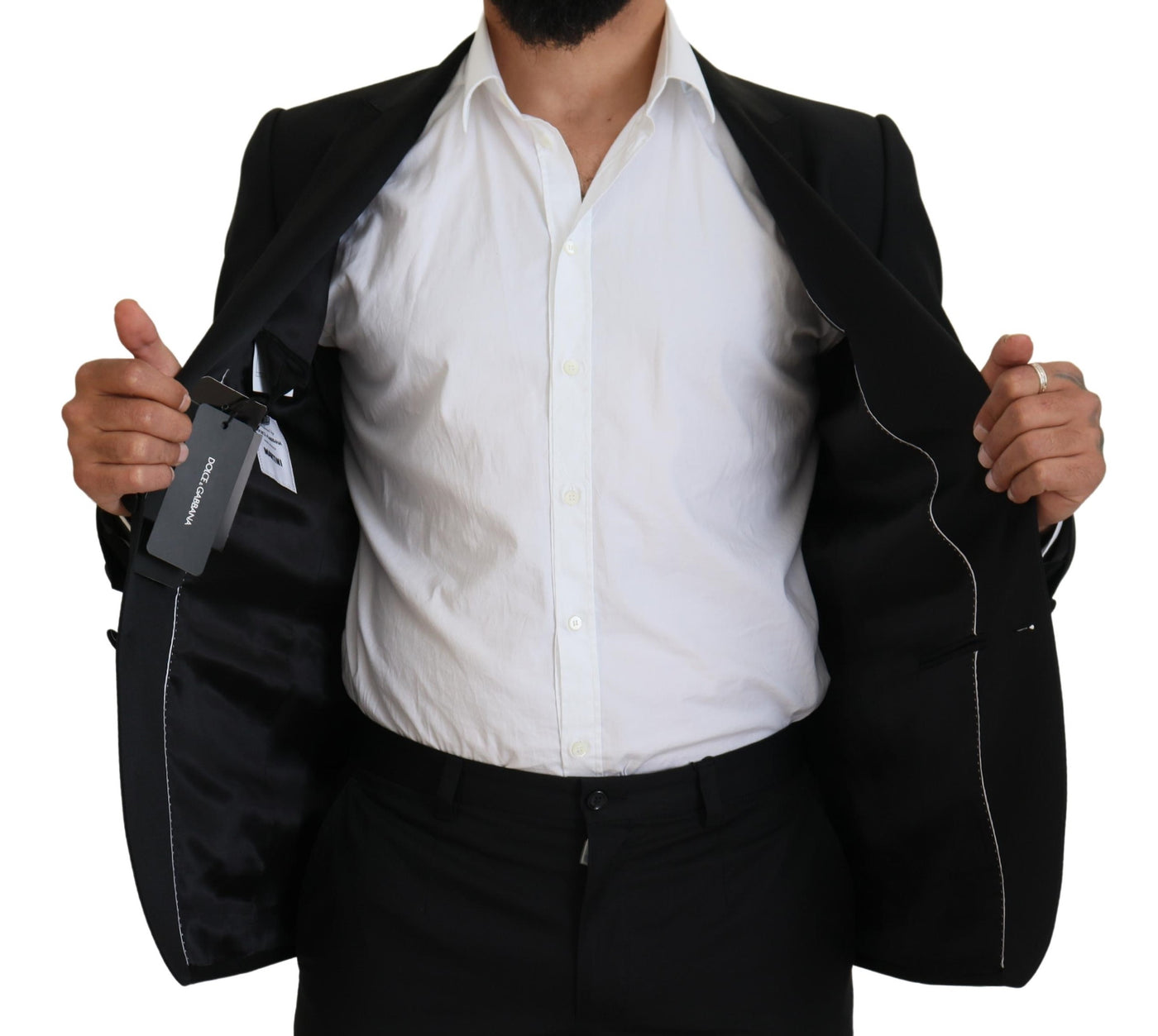 Blazer Martini formel noir coupe slim Dolce &amp; Gabbana