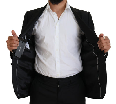 Blazer Martini formel noir coupe slim Dolce &amp; Gabbana