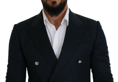 Blazer croisé bleu de cérémonie Dolce &amp; Gabbana