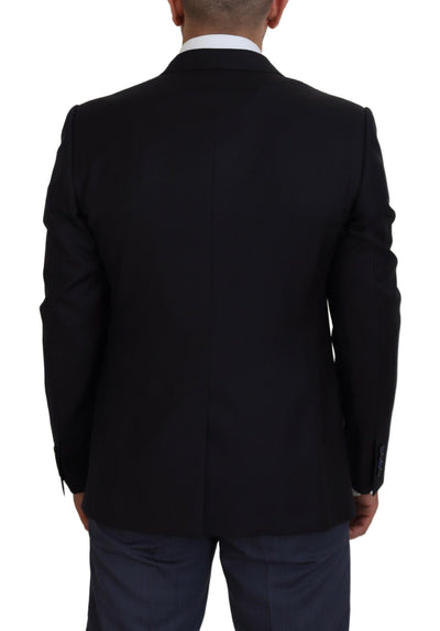 Dolce &amp; Gabbana Veste manteau bleu foncé Martini Blazer