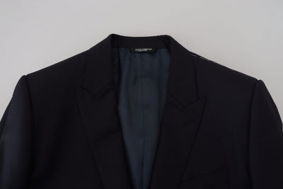 Dolce &amp; Gabbana Veste manteau bleu foncé Martini Blazer
