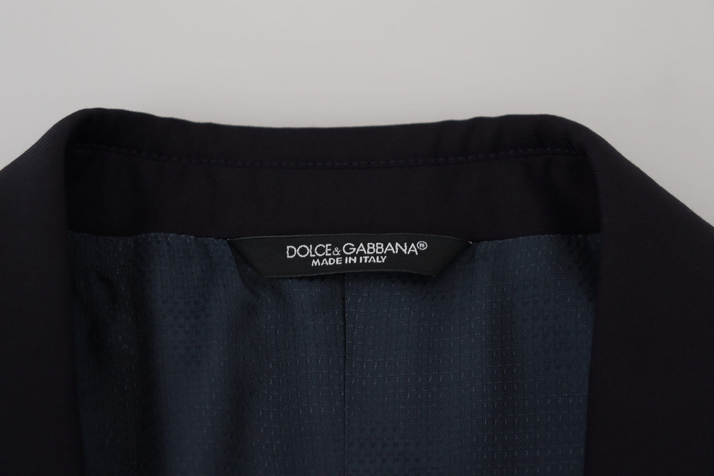 Dolce &amp; Gabbana Veste manteau bleu foncé Martini Blazer