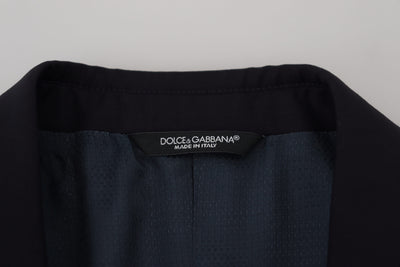 Dolce &amp; Gabbana Veste manteau bleu foncé Martini Blazer