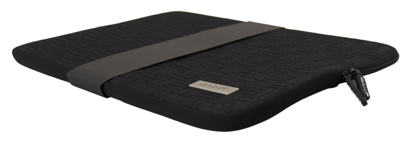 Pochette rembourrée noire Gant avec housse zippée