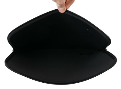 Pochette rembourrée noire Gant avec housse zippée