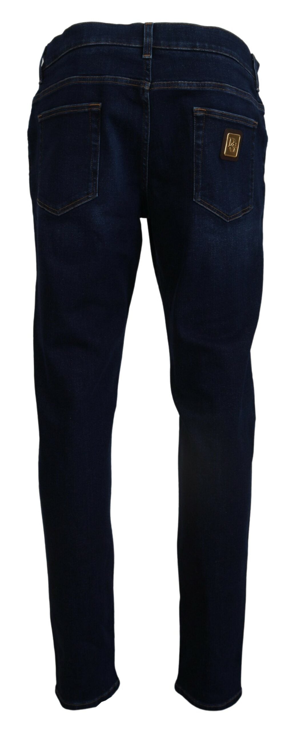 Dolce &amp; Gabbana donkerblauwe katoenen denim skinny jeans