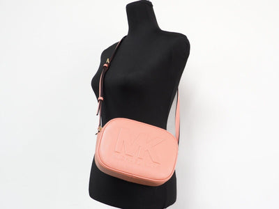 Michael Kors Jet Set Travel Medium Sherbert leren ovale cameratas