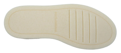Dolce &amp; Gabbana Witte Leren Lage Oxford Sneakers Casual Schoenen