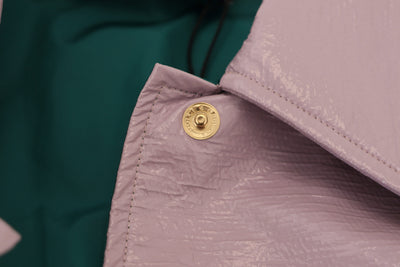 Dolce &amp; Gabbana paars katoenen cropped jasje met knoopjes