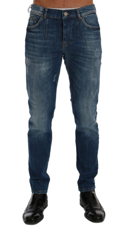 Frankie Morello Blue Wash Perth Slim Fit Jeans