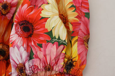 Dolce &amp; Gabbana Blouse Cropped Bloemen Katoenen Tanktop