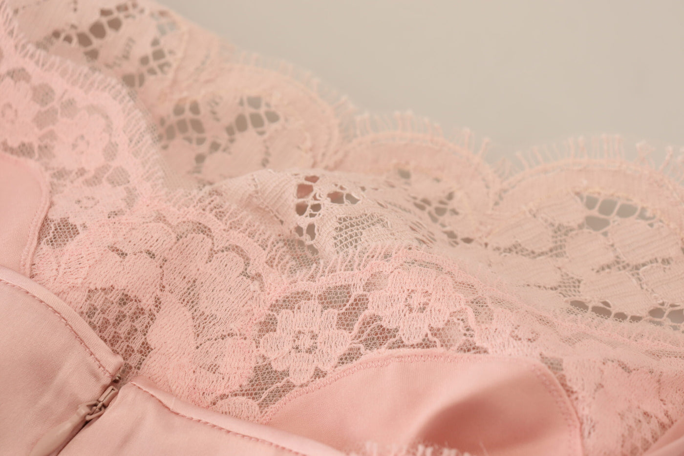 Dolce &amp; Gabbana roze bloemenkanten mouwloze tanktop