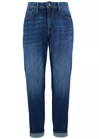 Yes Zee Blue Cotton Herenjeans