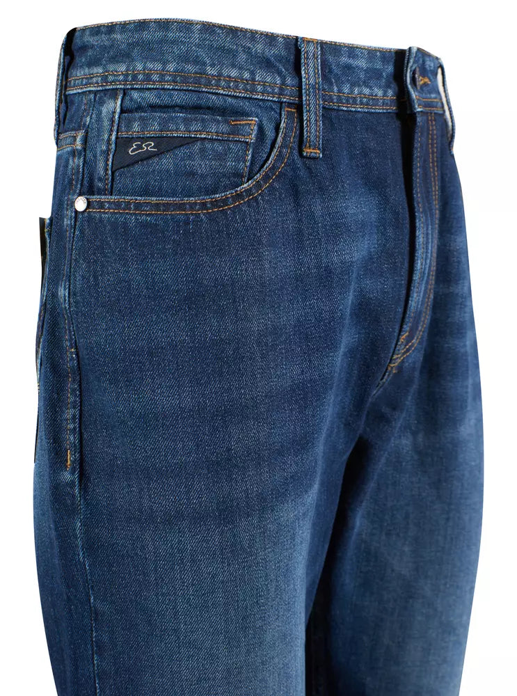 Yes Zee Blue Cotton Herenjeans