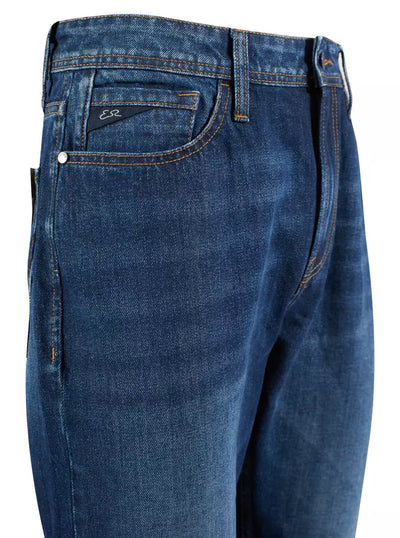 Yes Zee Blue Cotton Herenjeans