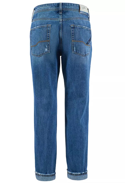 Yes Zee Blue Katoenen Herenjeans