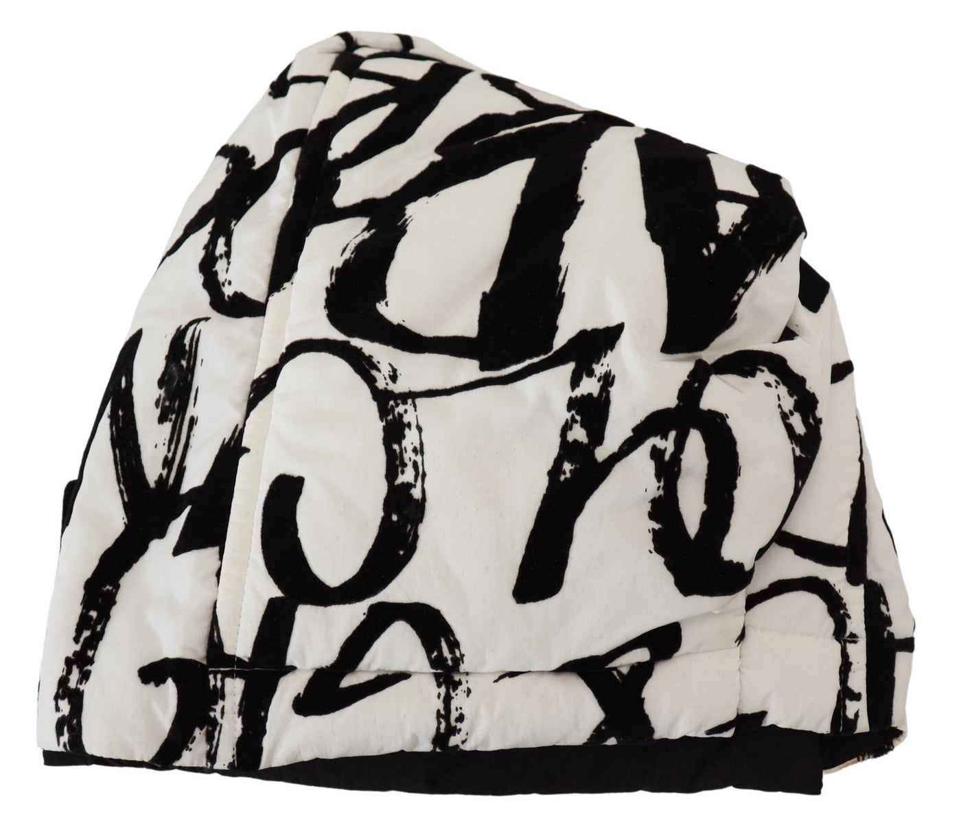 Bonnet d'hiver Dolce &amp; Gabbana en nylon blanc imprimé pour femme