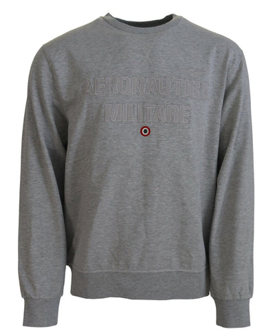 Aeronautica Militare Gris Hommes Pull Sweat Pull