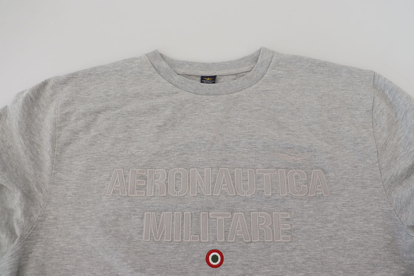 Aeronautica Militare Gris Hommes Pull Sweat Pull