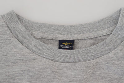 Aeronautica Militare Gris Hommes Pull Sweat Pull