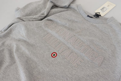 Aeronautica Militare Gris Hommes Pull Sweat Pull