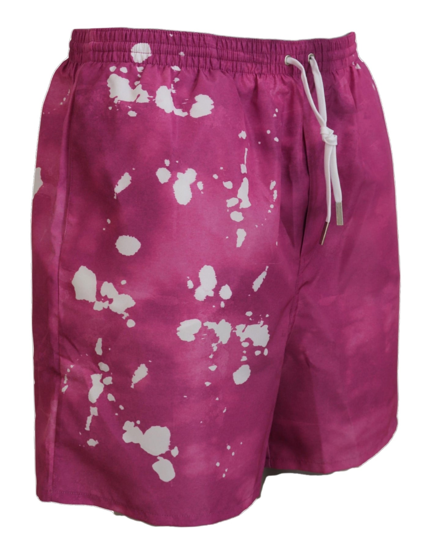 Dsquared² Roze Tie Dye Logo Heren Strandkleding Shorts Badmode