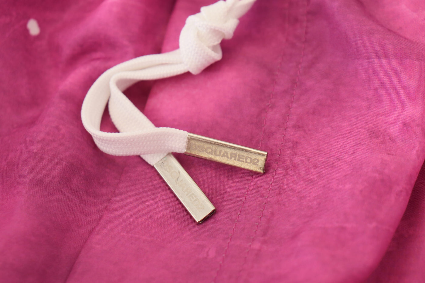 Dsquared² Roze Tie Dye Logo Heren Strandkleding Shorts Badmode