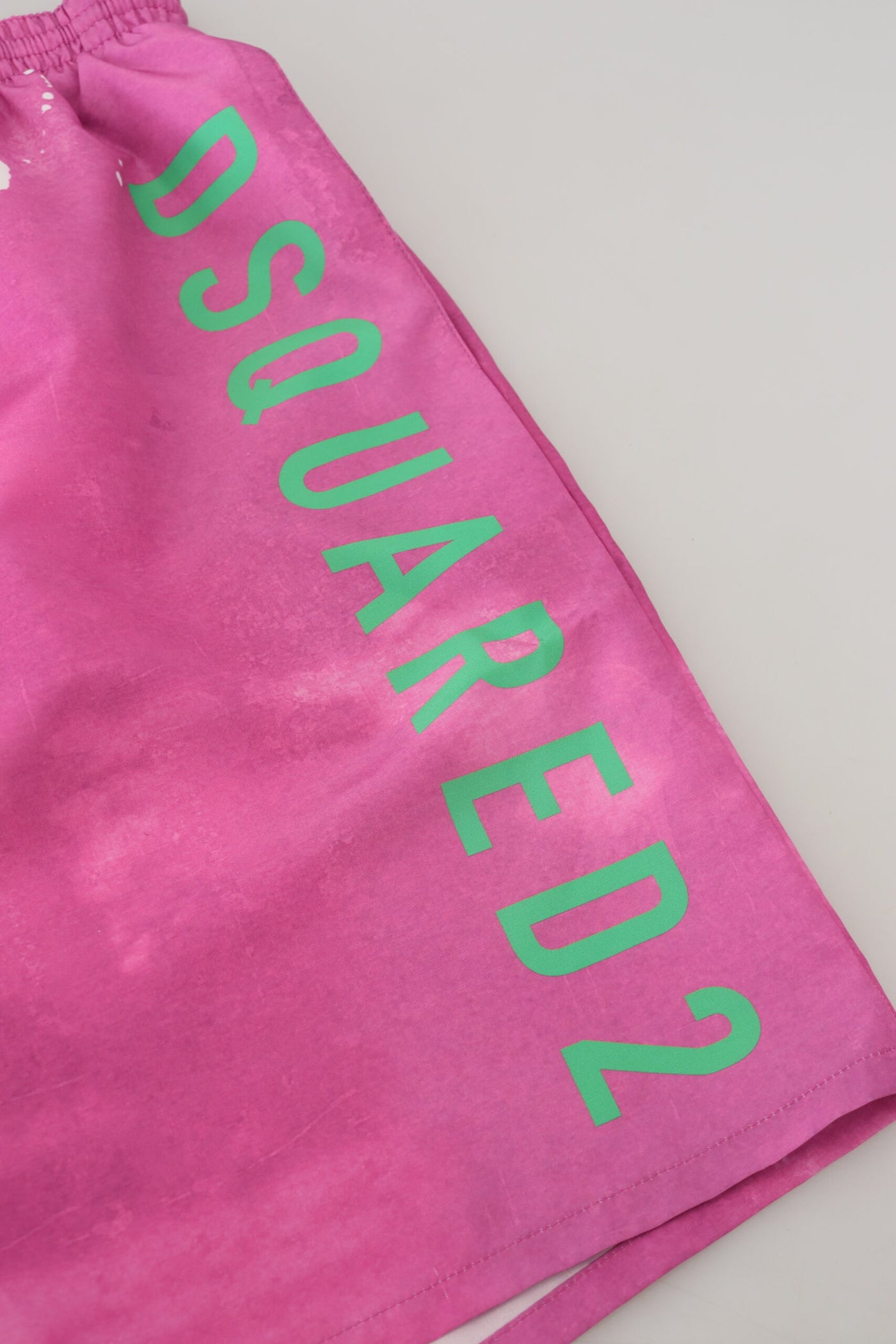 Dsquared² Roze Tie Dye Logo Heren Strandkleding Shorts Badmode