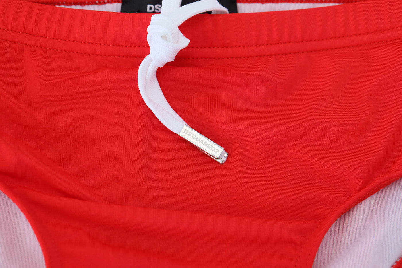 Dsquared² Rood Zwart ICON Print Heren Zwembroek