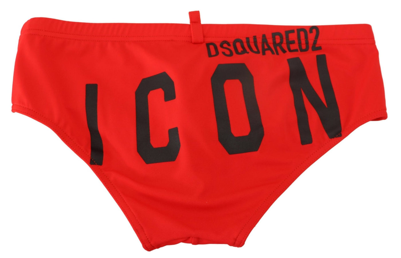 Dsquared² Rood Zwart ICON Print Heren Zwembroek