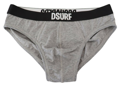 Dsquared² Grijs DSURF Logo Katoenen Stretch Heren Slip Ondergoed