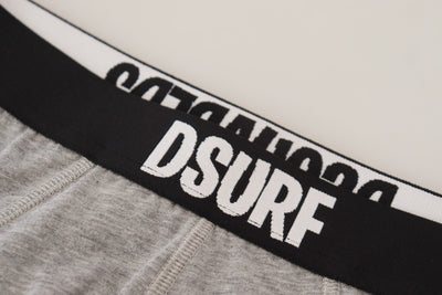 Dsquared² Grijs DSURF Logo Katoenen Stretch Heren Slip Ondergoed