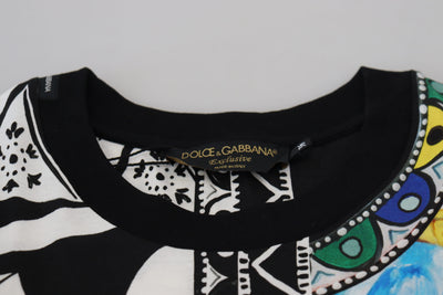 Dolce &amp; Gabbana Multicolor Printed Women Exclusive Shirt Top