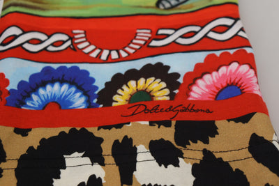 Dolce &amp; Gabbana Multicolor Printed Women Exclusive Shirt Top