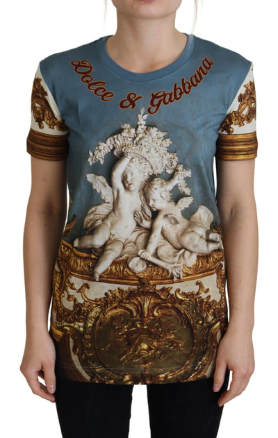 Dolce &amp; Gabbana Haut imprimé ange multicolore avec logo DG