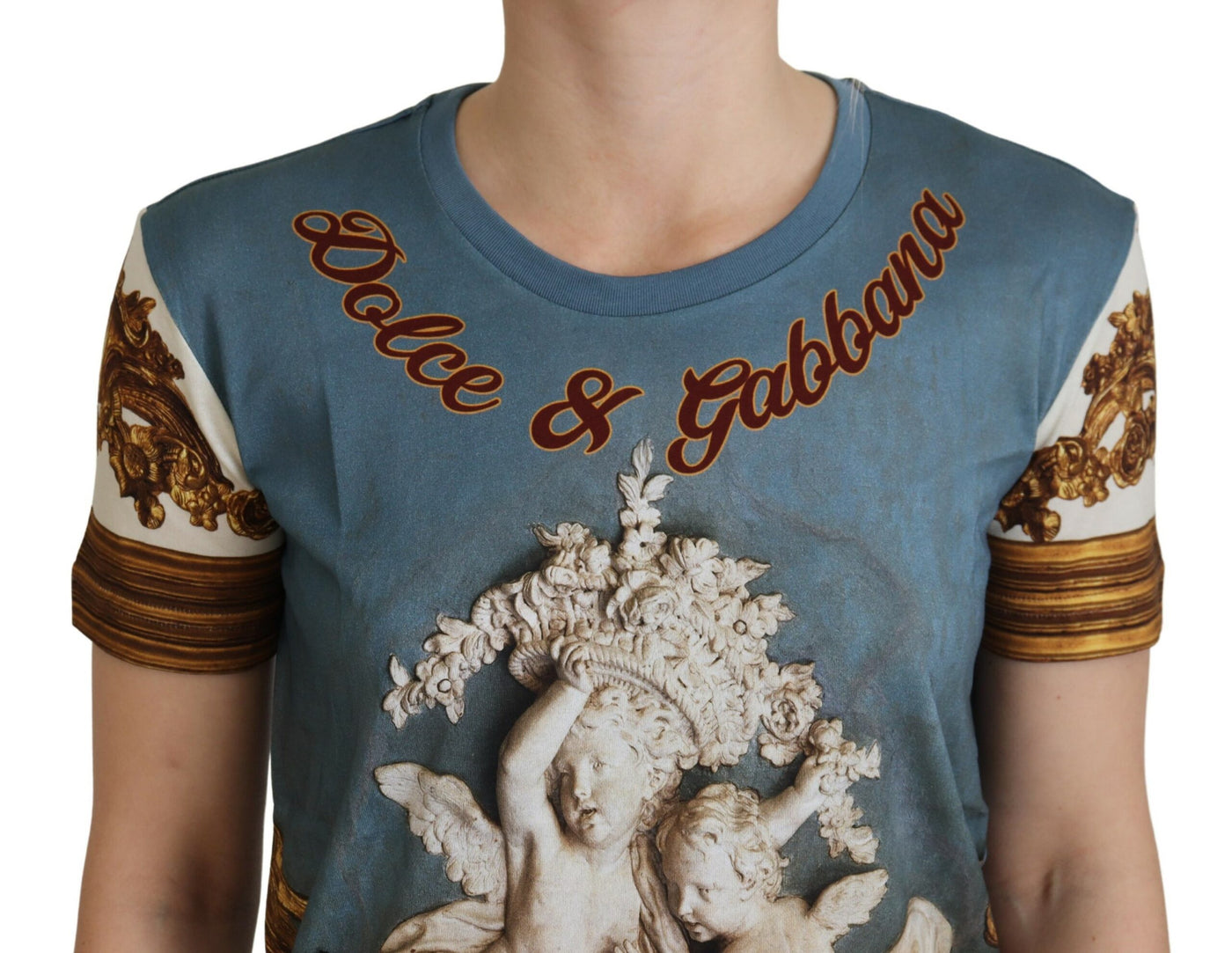 Dolce &amp; Gabbana Haut imprimé ange multicolore avec logo DG