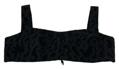 Dolce &amp; Gabbana Haut corset court léopard noir