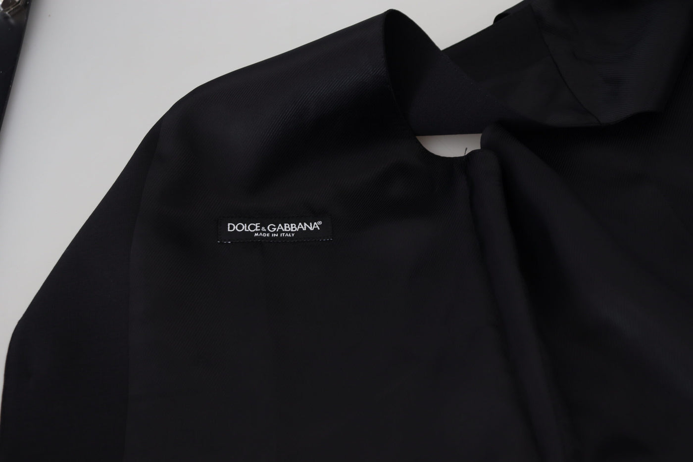 Dolce &amp; Gabbana Zwart Virgin Wool Vest Formeel Vest