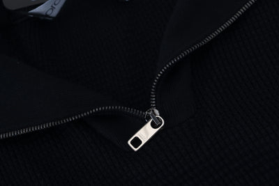 Pull col roulé en soie noire Dolce &amp; Gabbana