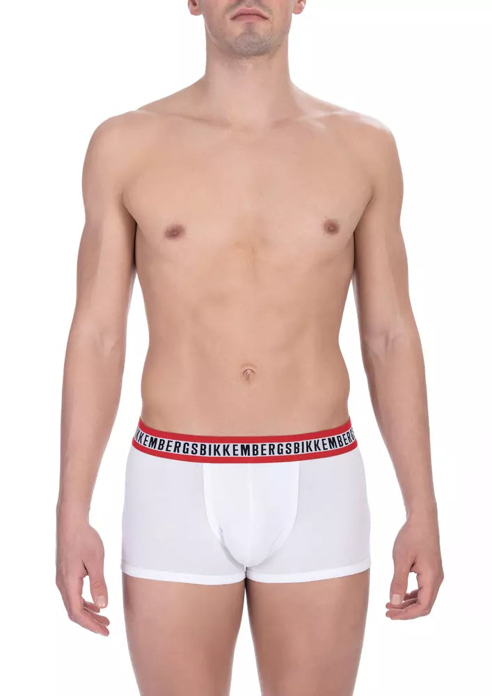 Bikkembergs Wit Katoenen Herenondergoed Twin Pack