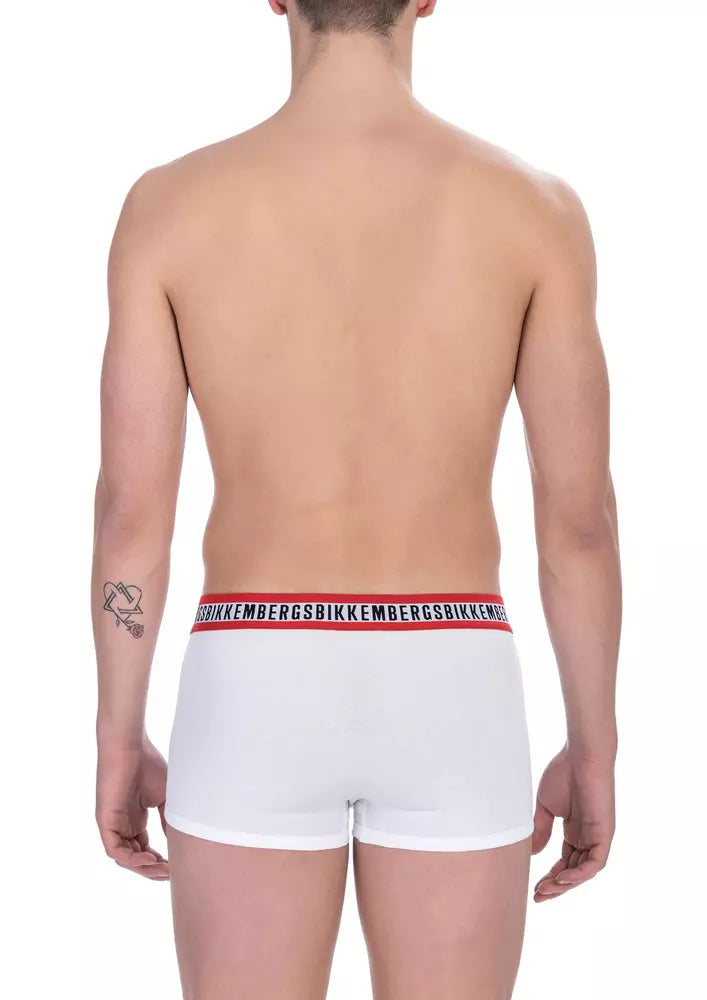 Bikkembergs Wit Katoenen Herenondergoed Twin Pack