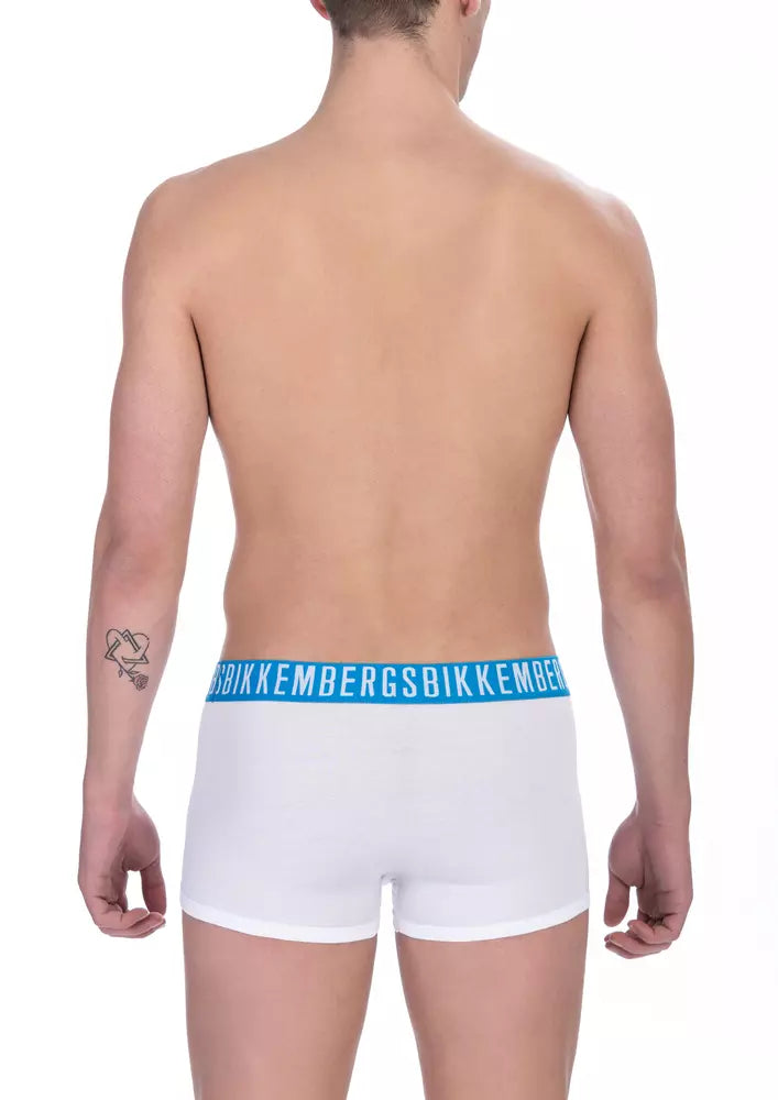Bikkembergs Witte Katoenen Herenkoffer