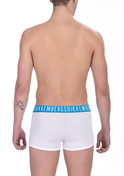 Bikkembergs Witte Katoenen Herenkoffer