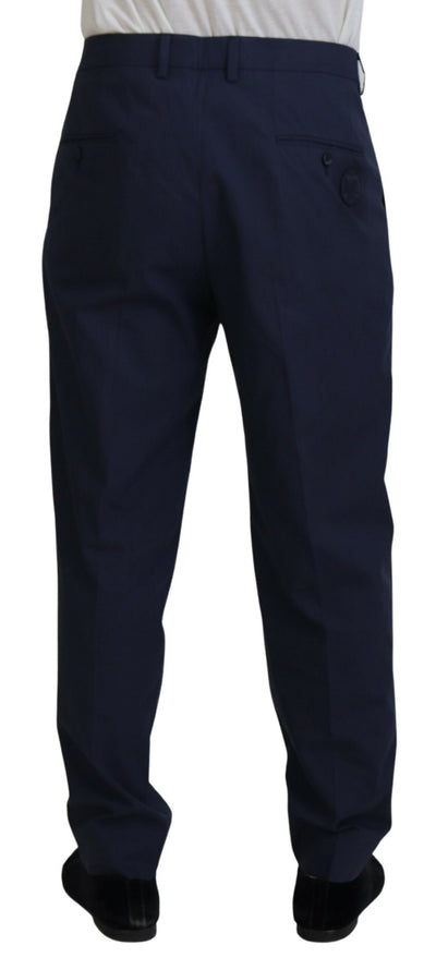 Dolce &amp; Gabbana donkerblauwe katoenen chino-broek