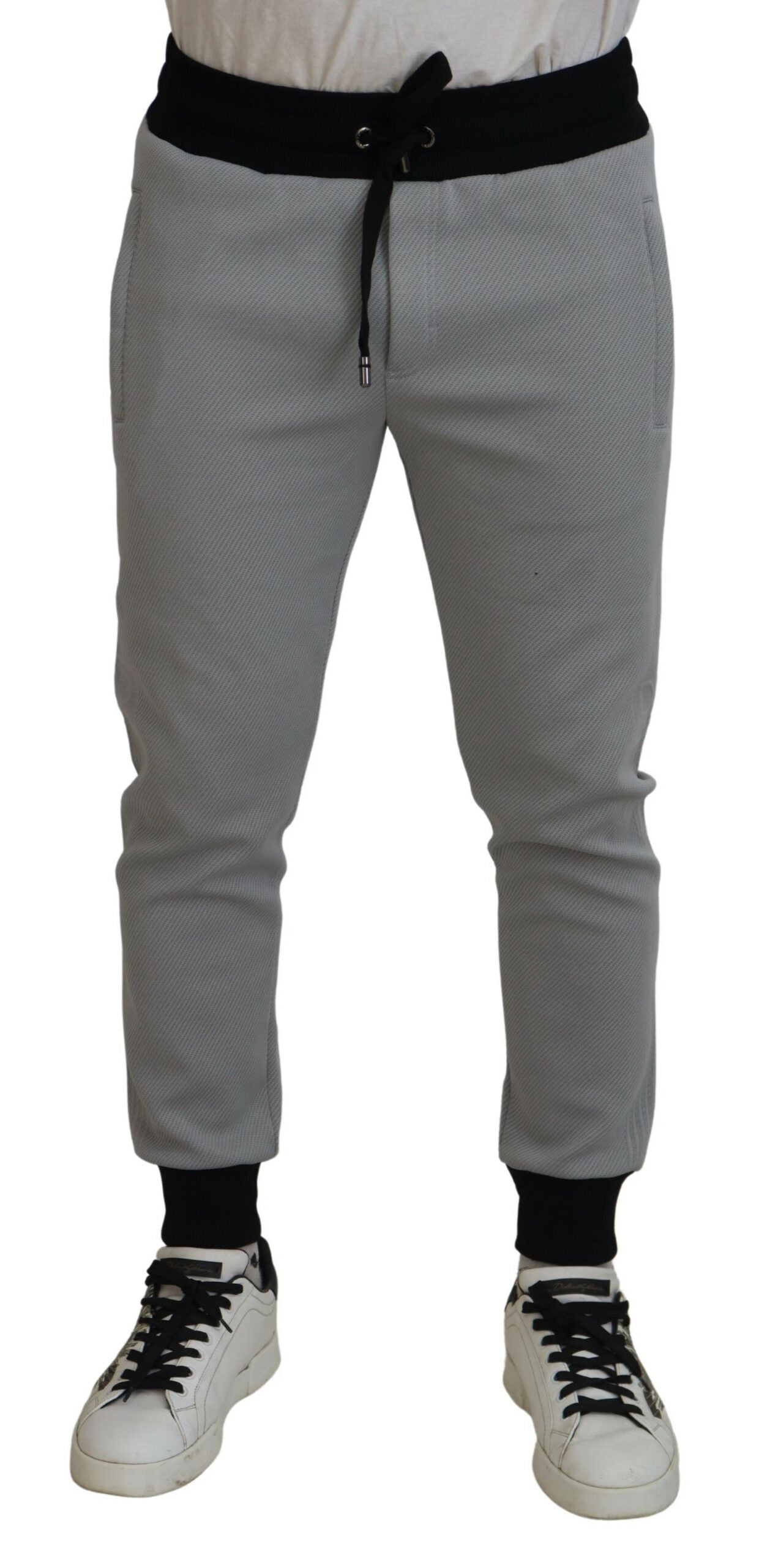 Dolce &amp; Gabbana Grijze Polyester Joggingbroek Joggingbroek